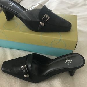 Ann Kline mule shoes